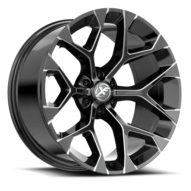 XF Off-Road OE-502 Gloss Black & Milled