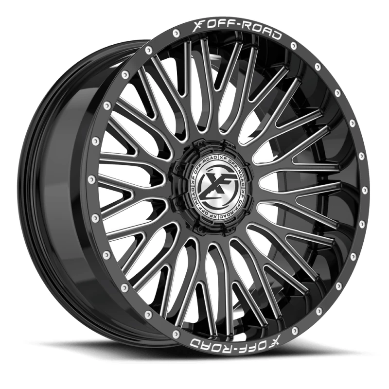 XF Off-Road XF-241 Gloss Black & Milled