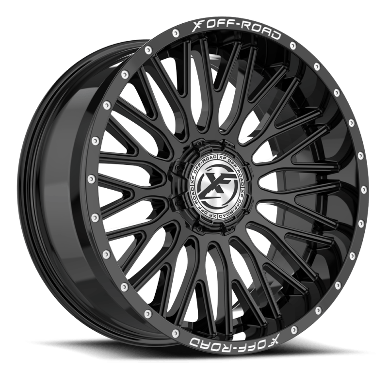 XF Off-Road XF-241 Gloss Black & Milled Lettering