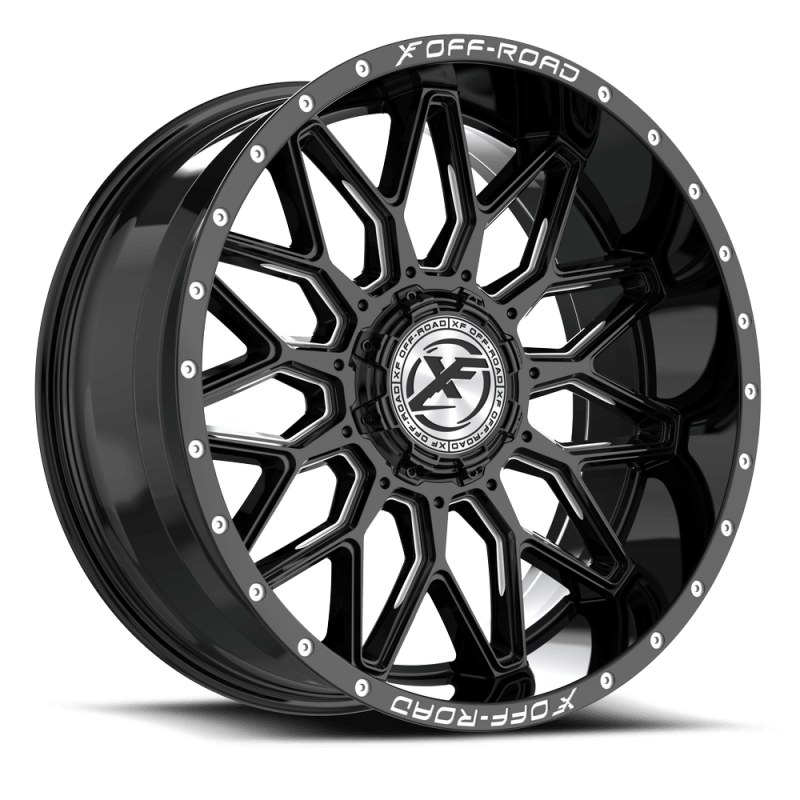 XF Off-Road XF-242 Gloss Black & Milled