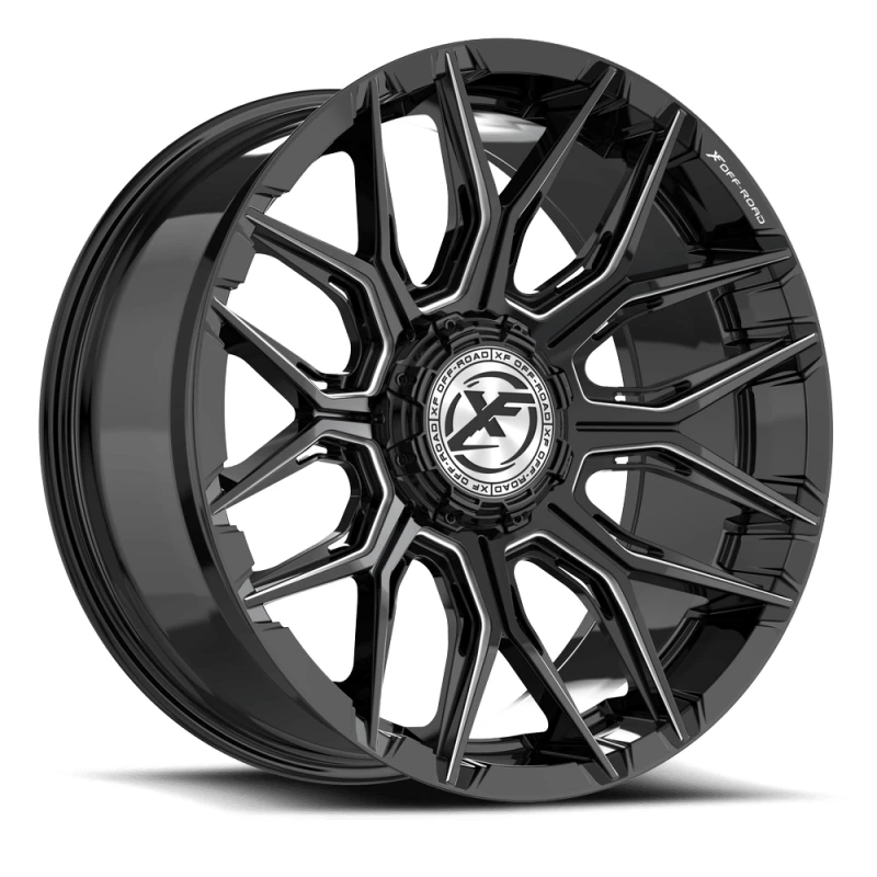 XF Off-Road XF-246 Gloss Black & Milled