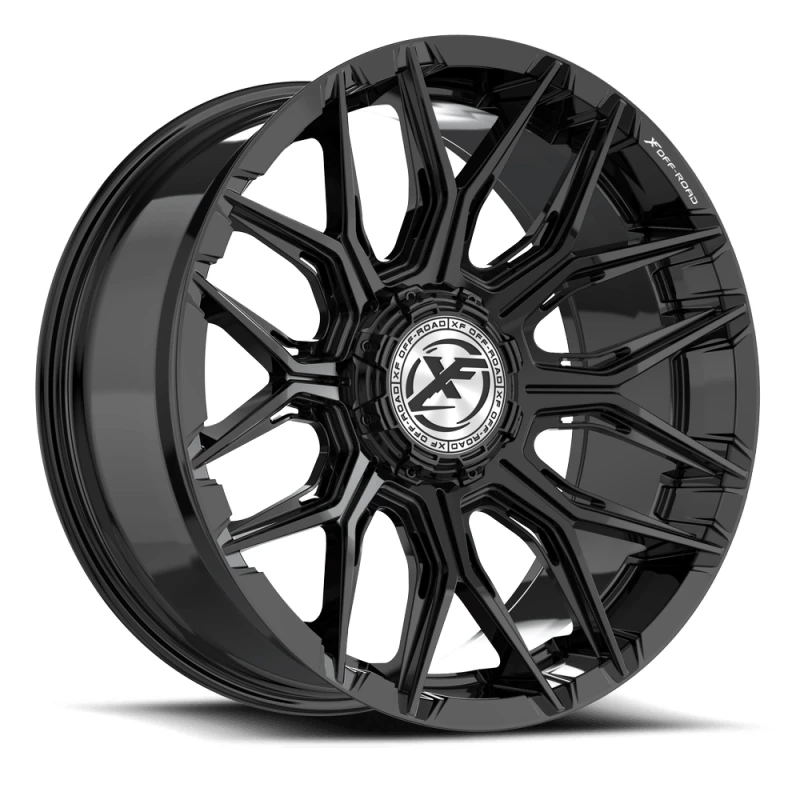 XF Off-Road XF-246 Gloss Black & Milled Lettering