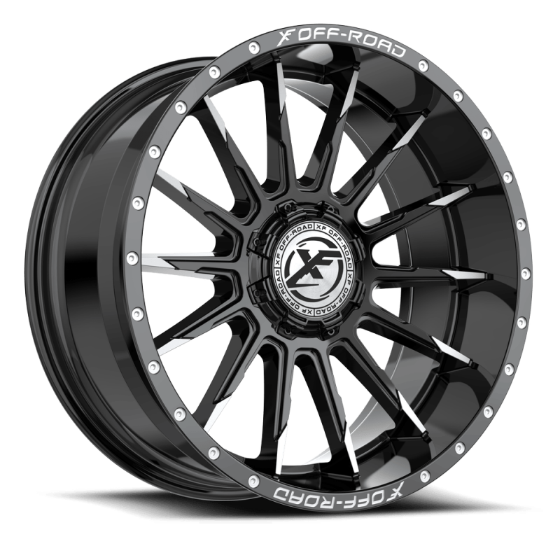 XF Off-Road XF-247 Gloss Black & Machined