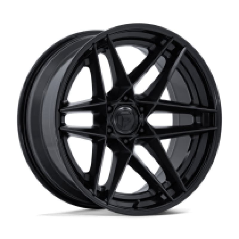 FUEL FC408 FLIGHT MATTE BLACK W/ GLOSS BLACK LIP