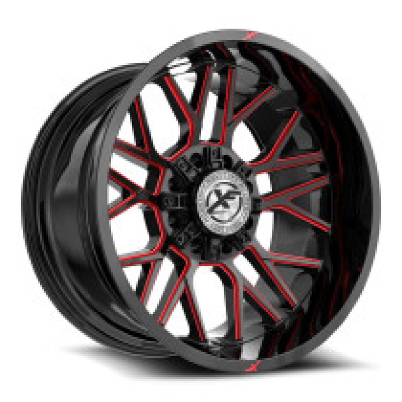 XF Off-Road XF-235 Gloss Black & Red Milled
