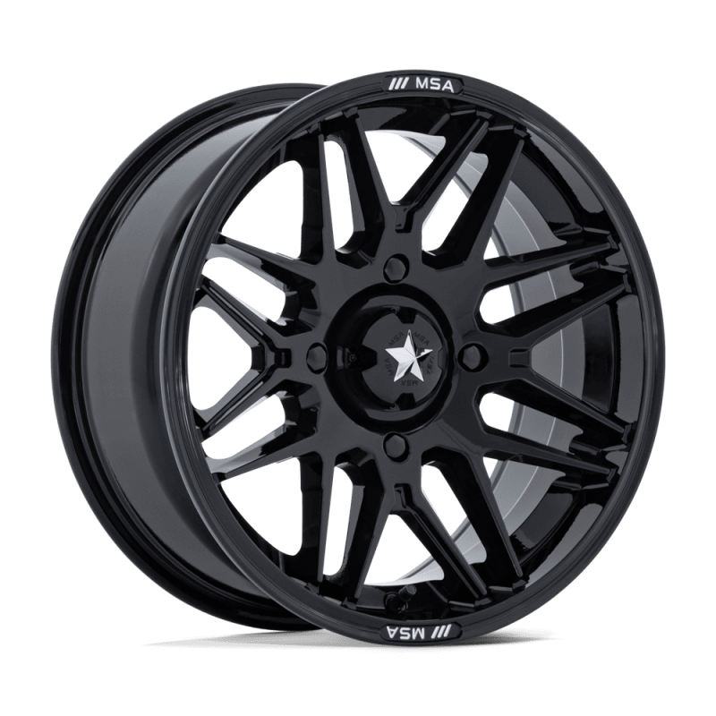 MSA Offroad Wheels M52 RADAR UTV GLOSS BLACK