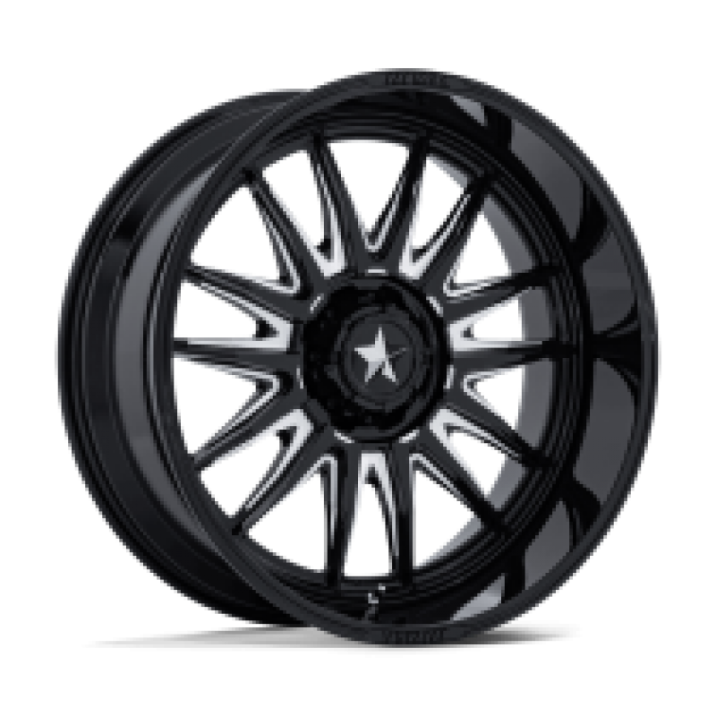 MSA Offroad Wheels M55 COMMANDER UTV GLOSS BLACK MILLED