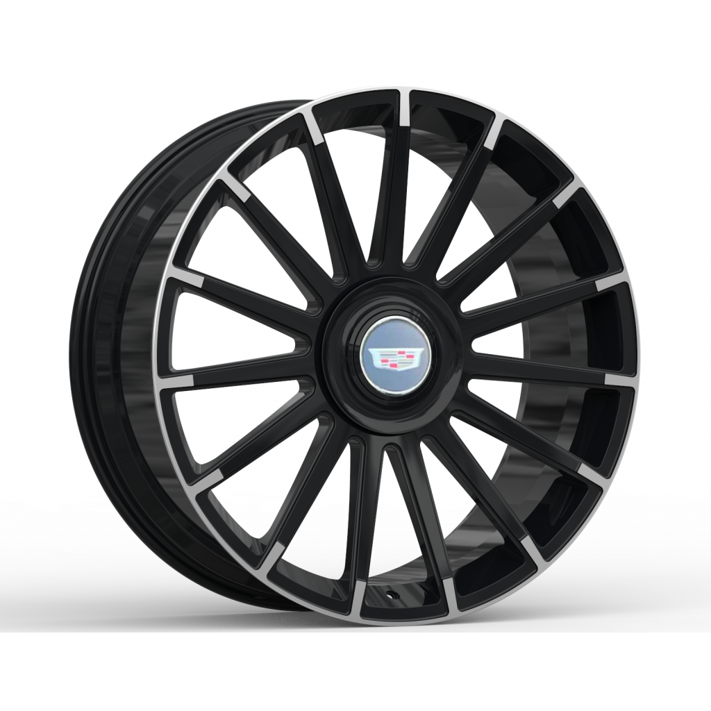 Кованые диски OEM Style Forged Verdi Gloss Black with Machined Tips 6x139.7  22R 9 78.1 28