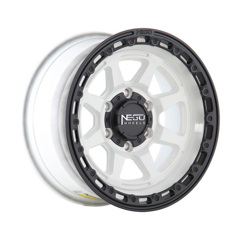 NEGU NEGU08 White+Matte Black Lip