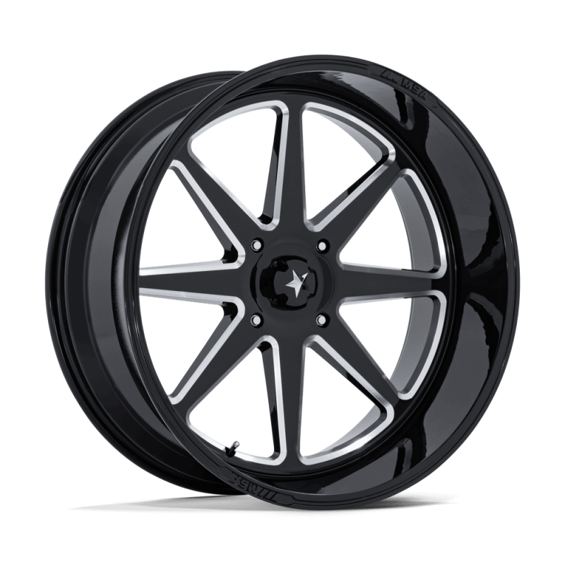 M54 SPARK UTV GLOSS BLACK MILLED 4x137 24R 10 96 -25