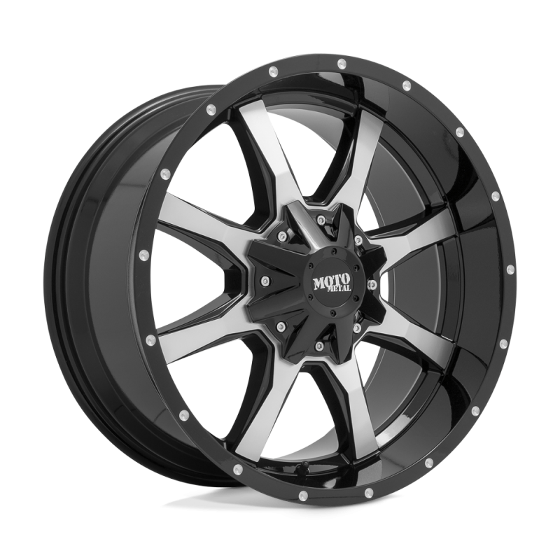 Moto Metal MO970 G-BLACK MACH W/ MILLED ACCENTS