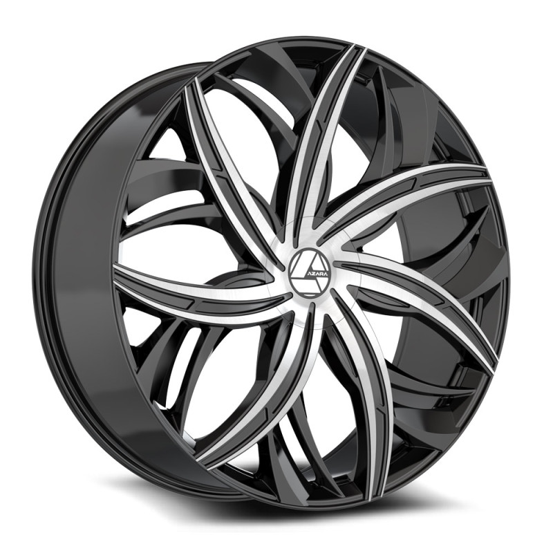Azara AZA-541 Gloss Black & Machined