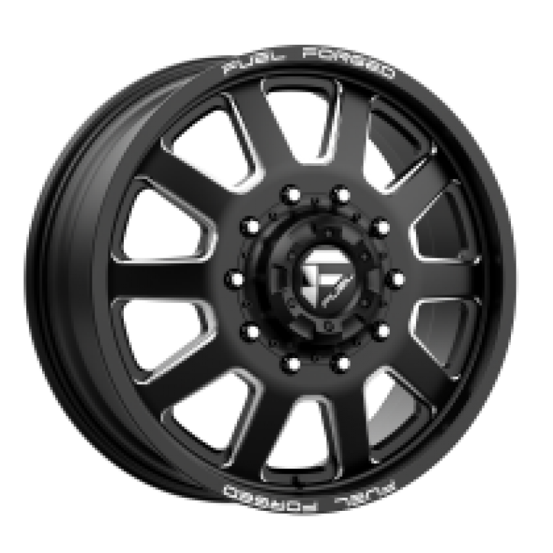 FUEL DE09 FF09D MATTE BLACK MILLED