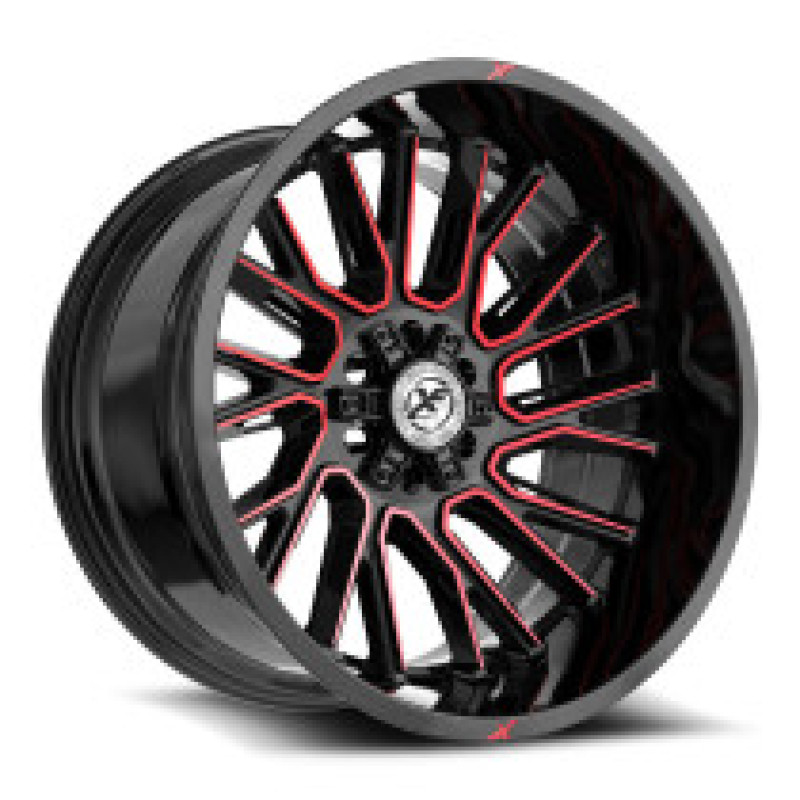 XF Off-Road XF-230 Gloss Black & Red Machined