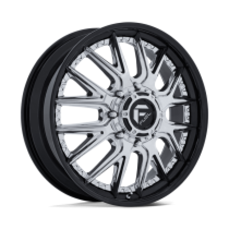 FUEL D407 CATALYST DUALLY CHROME W/ GLOSS BLACK LIP