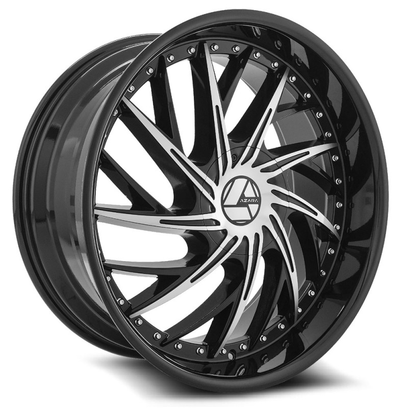 Azara AZA-516 Gloss Black & Machined