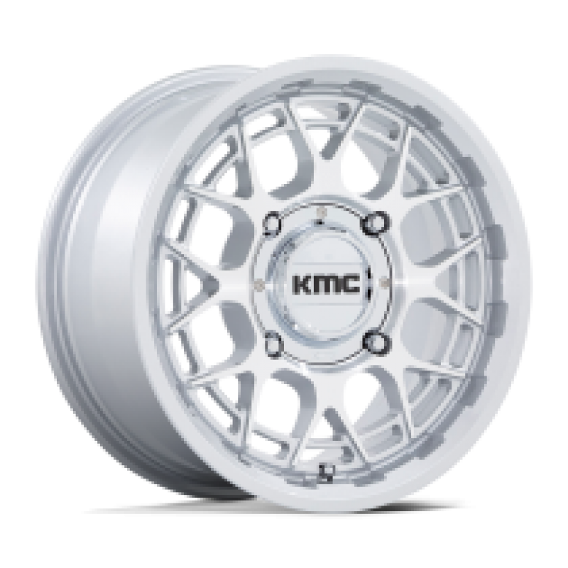 KMC KS139 TECHNIC UTV GLOSS SILVER MACHINED