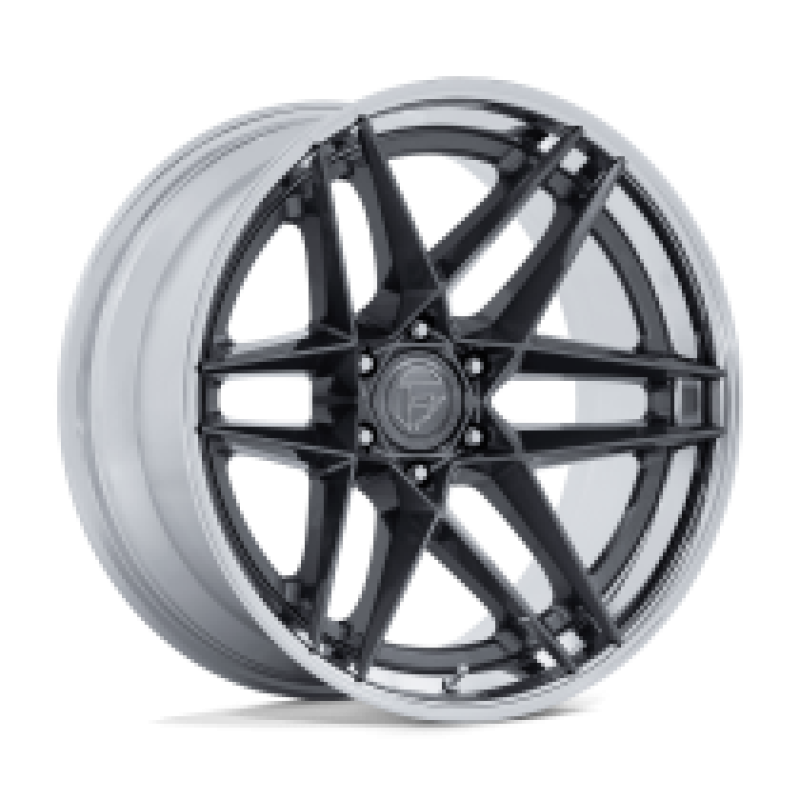 FUEL FC408 FLIGHT GLOSS GUNMETAL W/ CHROME LIP