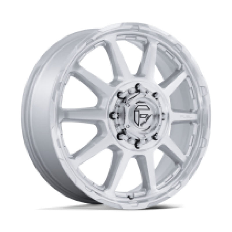 FUEL D912 CIRCUIT DUALLY GLOSS SILVER W/ MACHINED FACE