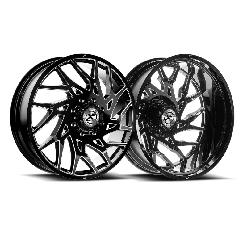 XF Off-Road XF-229 Dually Gloss Black & Milled