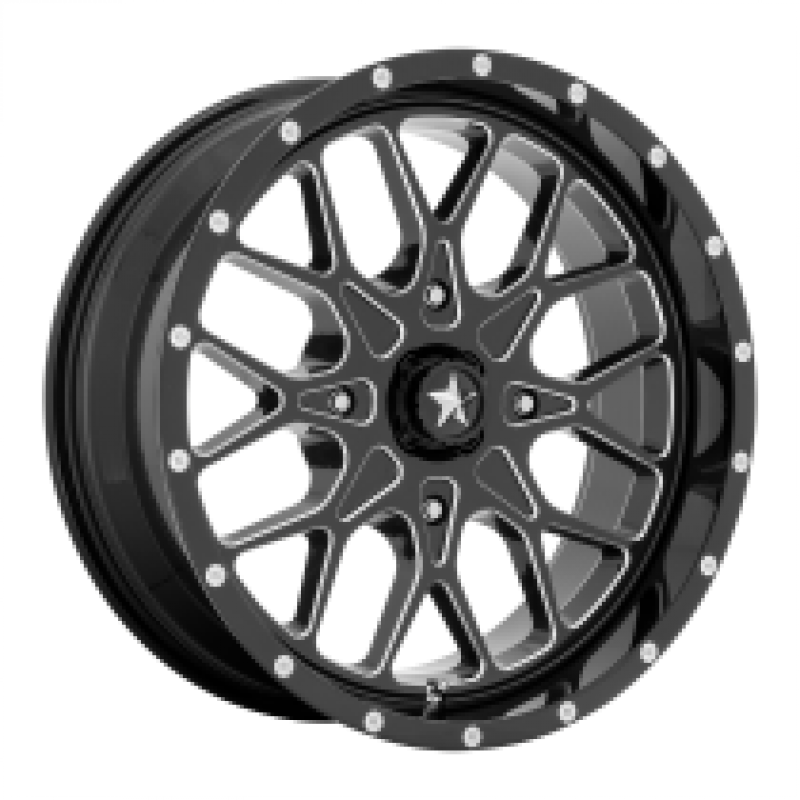 MSA Offroad Wheels M45 PORTAL UTV GLOSS BLACK MILLED