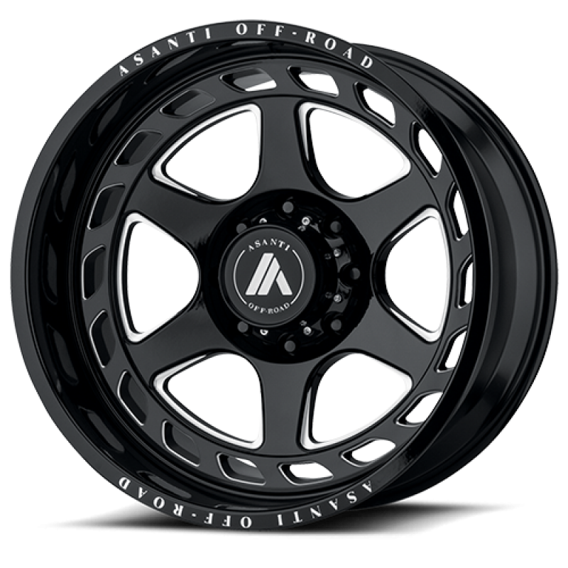 Asanti Off-Road AB816 ANVIL GLOSS BLACK MILLED