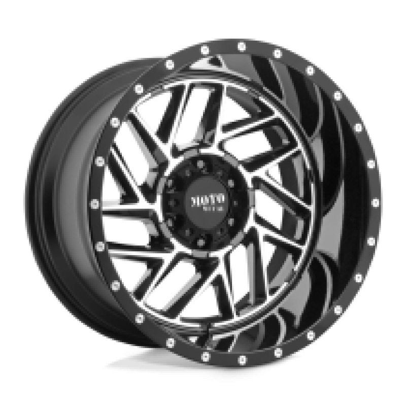 Moto Metal MO985 BREAKOUT GLOSS BLACK MACHINED