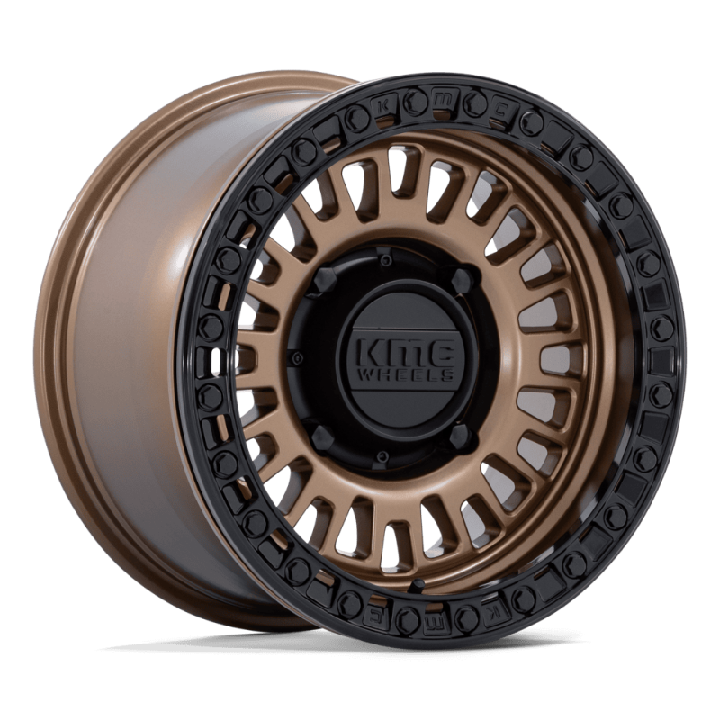 KMC KS242 AZTEC UTV BEADLOCK MATTE BRONZE W/ MATTE BLACK RG