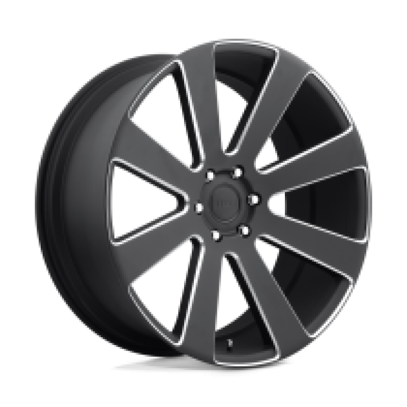 DUB S187 8-BALL MATTE BLACK MILLED