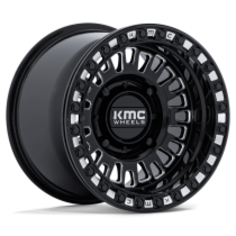 KS242 AZTEC BEADLOCK GLOSS BLACK MILLED 4x137 15R 10 96 BNK