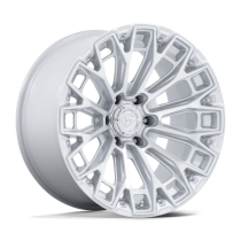 FUEL FC882 TRAX GLOSS SILVER W/ MACHINED FACE