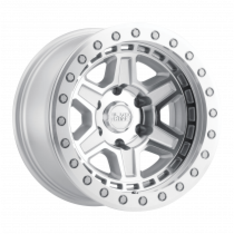 Black Rhino RENO SILVER W/ MIRROR FACE & SILVER BOLTS