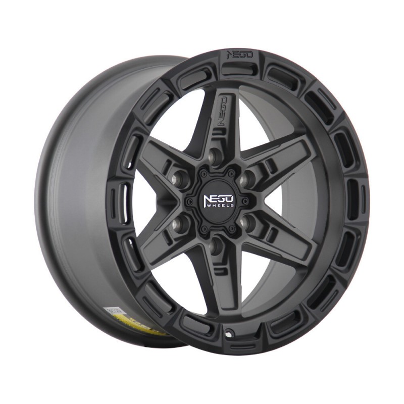 NEGU NEGU11 Matte Gunmetal+Matte Black Lip