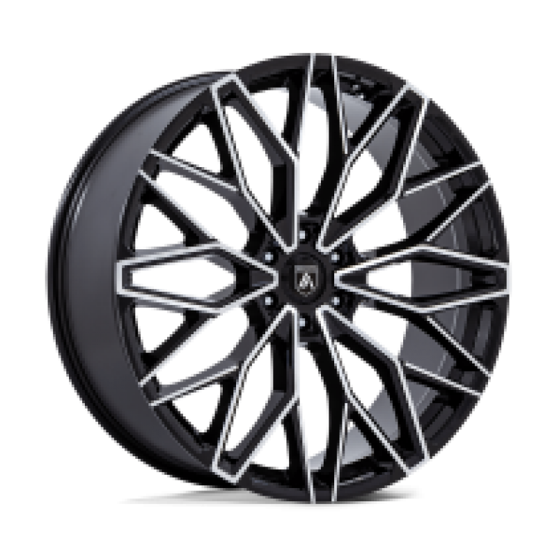 Asanti Black Label AB050 MOGUL 6 GLOSS BLACK W/ MACHINED FACE