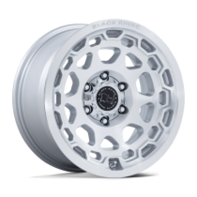 Black Rhino BR026 CONGO GLOSS SILVER W/ MACHINED FACE