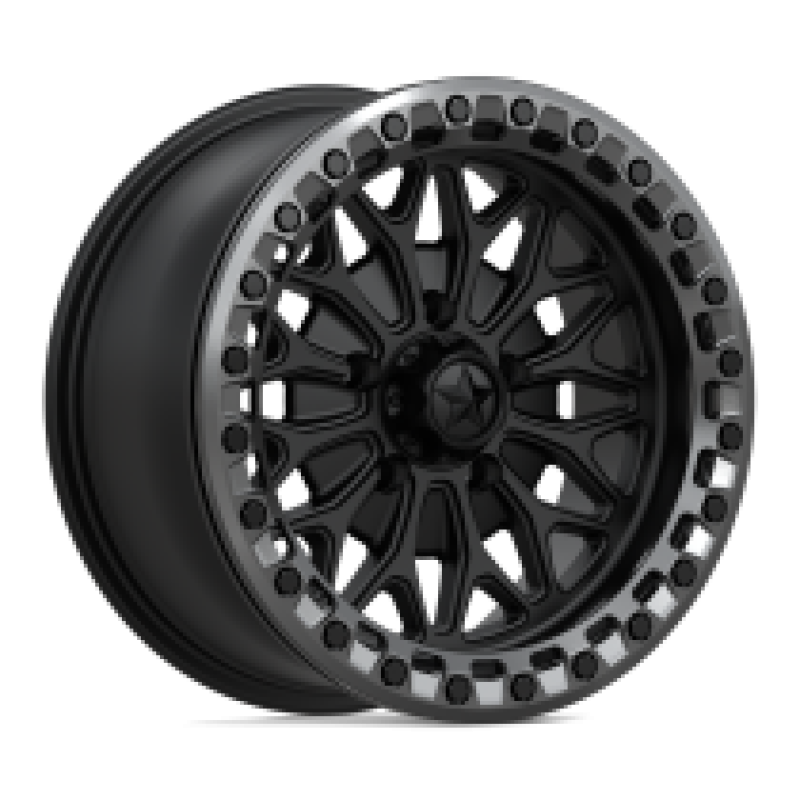 MA53 BOLO UTV BEADLOCK MATTE BLACK W/ GL-GUNMETAL RG 5x114.3 15R 7 72.56 10