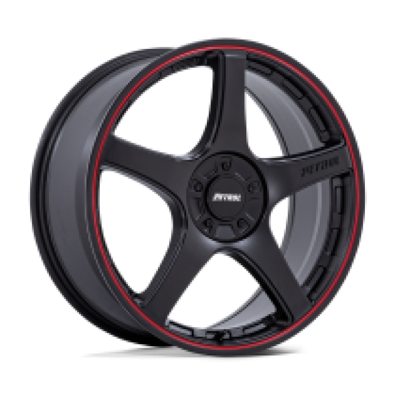 Petrol PE003 P2E MATTE BLACK W/ RED LIP