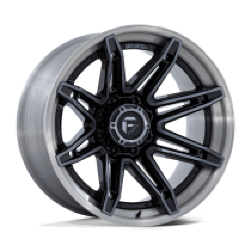 FUEL FC401 BRAWL GLOSS BLACK BRUSHED DARK TINT