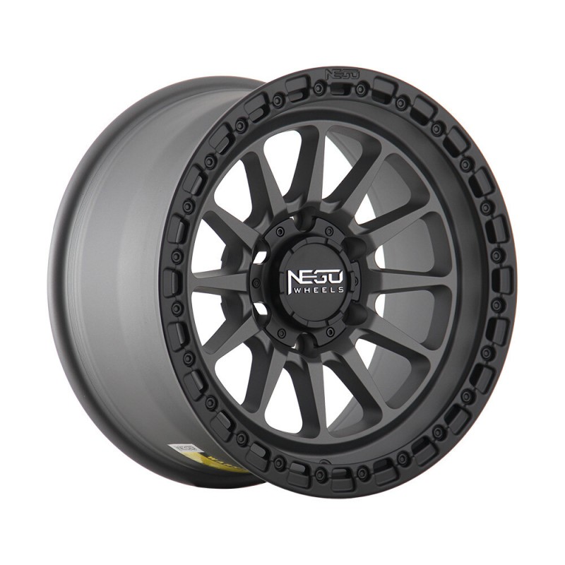 NEGU NEGU07 Matte Gunmetal+Matte Black Lip