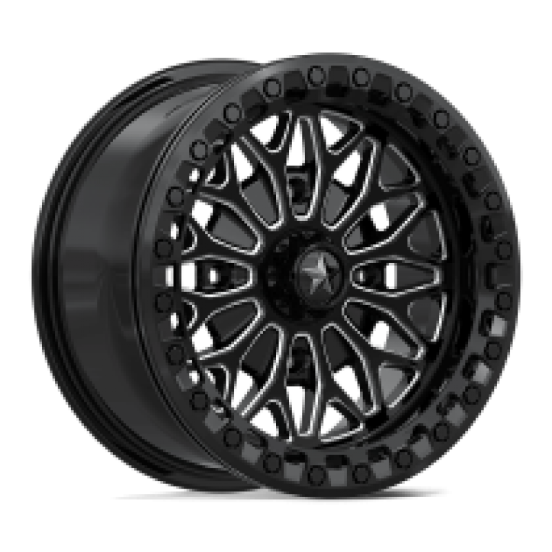 MA53 BOLO UTV BEADLOCK GLOSS BLACK MILLED 4x137 15R 0 96 10