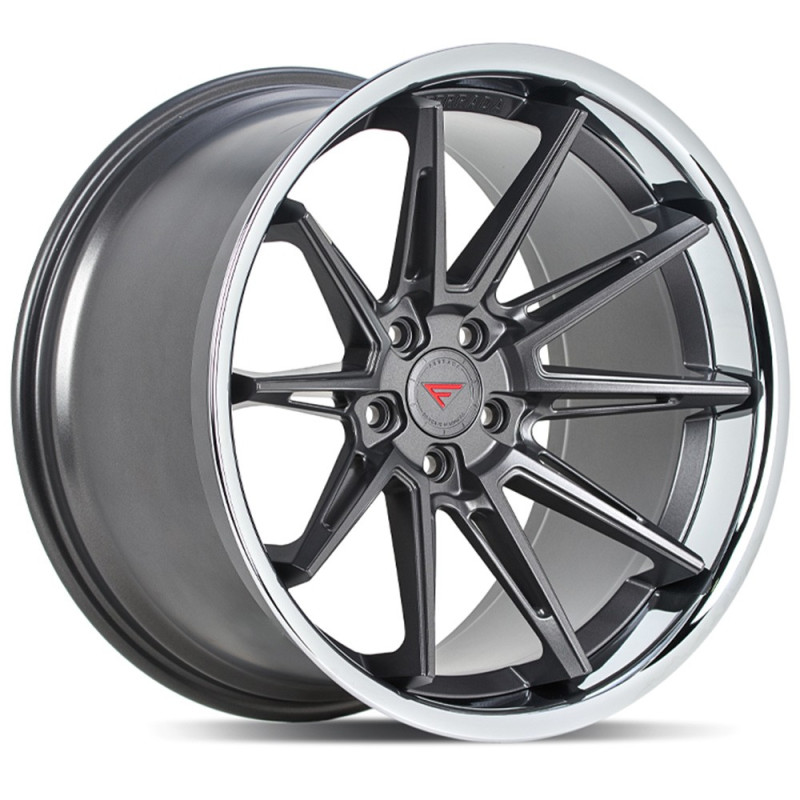 Ferrada CM2 Matte Graphite/Chrome Lip