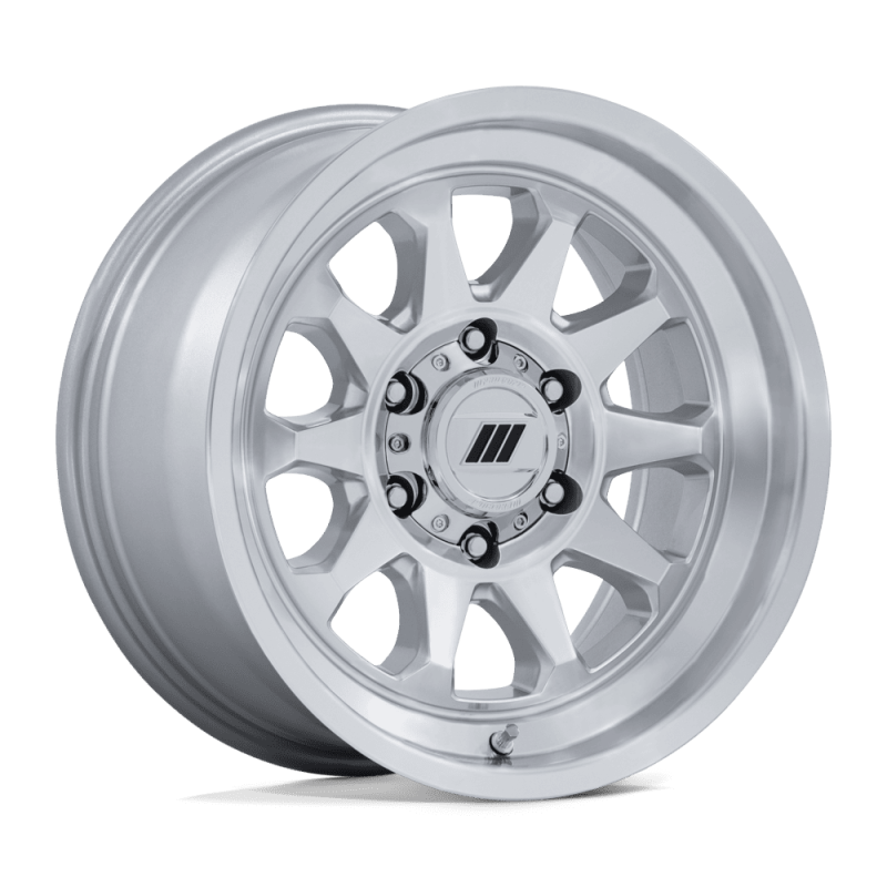 Pro Comp Alloys PA203 BEACON GLOSS SILVER W/ MACHINED FACE