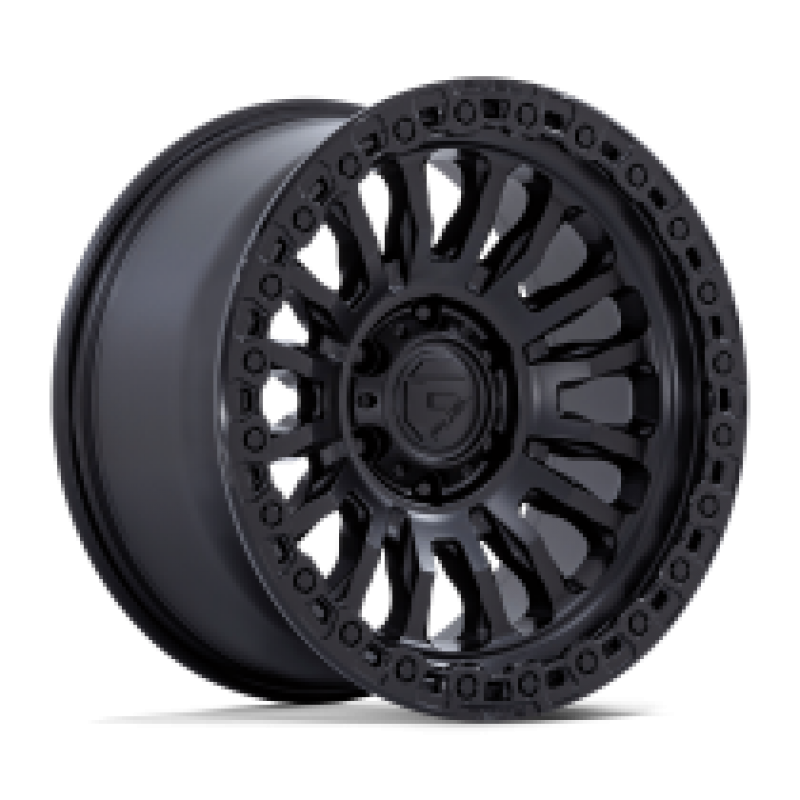 FUEL FC857 RINCON MATTE BLACK W/ GLOSS BLACK LIP