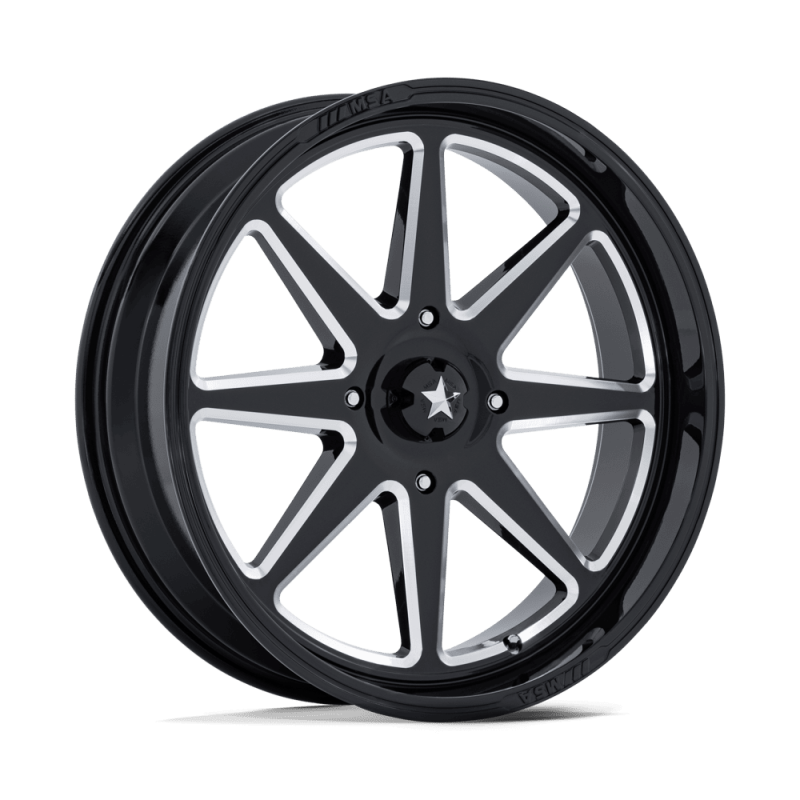 M54 SPARK UTV GLOSS BLACK MILLED 4x156 18R 7 115.1 10