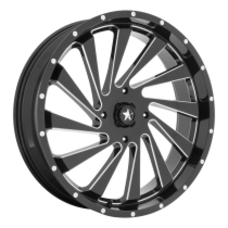 MSA Offroad Wheels M46 BLADE UTV GLOSS BLACK MILLED