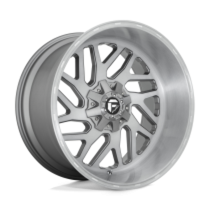 FUEL D715 TRITON PLATINUM BRUSHED GUN METAL TINTED CLEAR