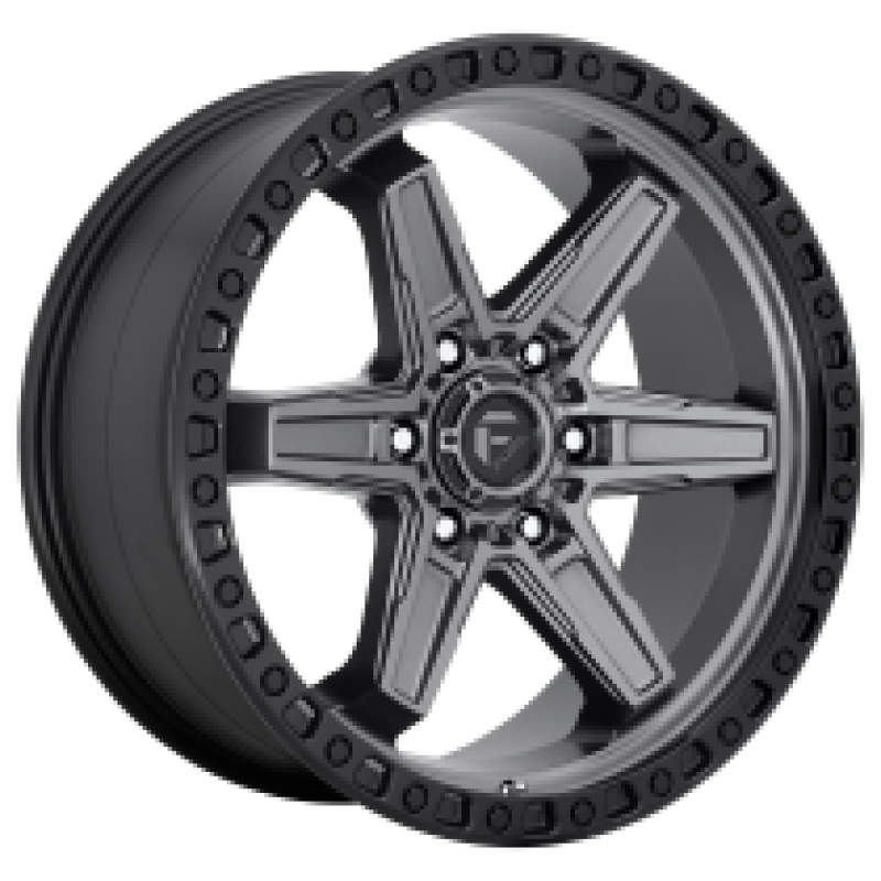 FUEL D698 KICKER MATTE GUNMETAL BLACK BEAD RING