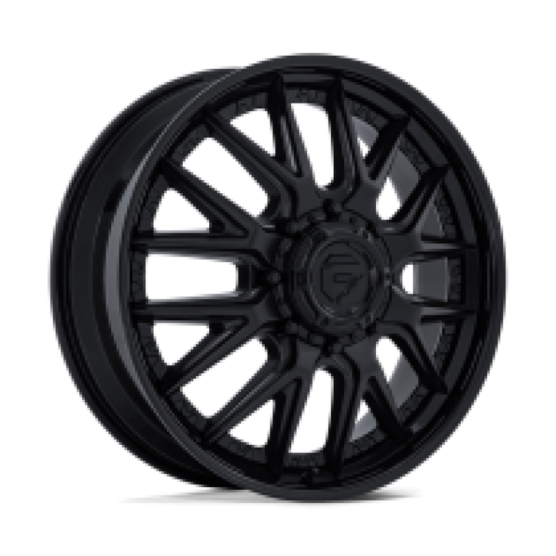 FUEL D406 CATALYST DUALLY MATTE BLACK W/ GLOSS BLACK LIP