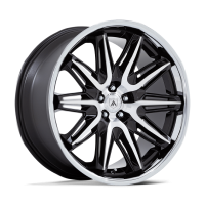 Asanti Black Label AB047 IMPERATOR GLOSS BLACK MACHINED W/ SS LIP