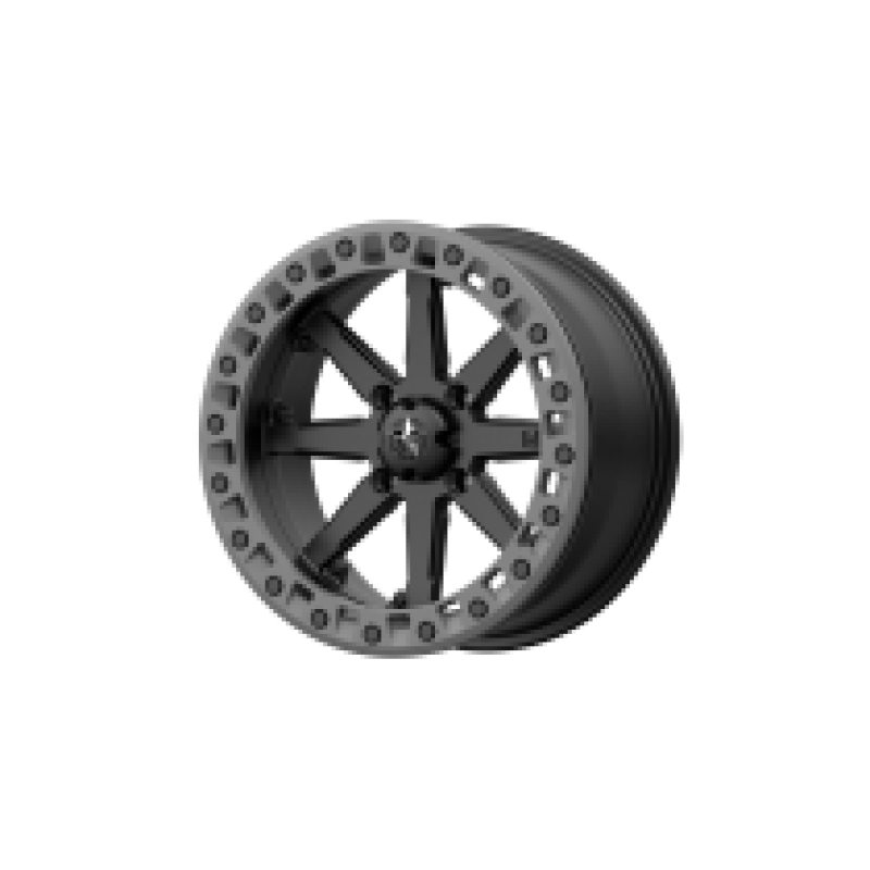 M31 LOK2 BEADLOCK SATIN BLACK W/ MATTE GRAY RING 4x137 14R 7 112.1 BNK